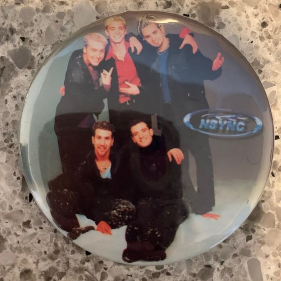 Blast from the Past: *NSYNC Vintage Pins (set of 5) Bringing the '90s Back! - Picture 8 of 9